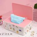 【FUN LIVE】 Disposable Mask/Tissue Storage Box Dustproof With Dust Cover(RANDOM). 