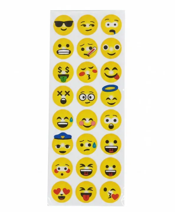 Funny%203D%20Emoji%20Bubble%20Stickers%20Sheet%20%7C%20Waterproof%20Self-Adhesive%20Decals%20for%20Kids,%20Laptop%20&%20Decoration%20-%20Image%202