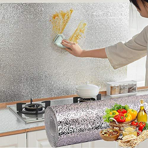 60x100%20Self%20Adhesive%20Kitchen%20Oil-proof%20Waterproof%20Kitchen%20Aluminum%20Foil%20Sticker%20Roll%20Stove%20Cabinet%20Wall%20Aluminium%20Sheet%20DIY%20Wallpaper%20-%20Image%202