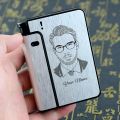 Customisable Focus Automatic Lighter | Automatic Cigarettes Holder | 10 Pcs Cigarette Case | Portable Automatic Cigarette Holder Without Lighter | Metal Cigarette Boxes | Cigarette Lighter For Men | Multifunction Cigarette Holder. 