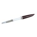 3X HERO 616 Fountain Pen Hooded Golden Nib Dark Red Small Vintage. 