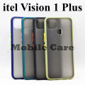 Itel Vision 1 Plus Back Cover Smoky Matte Armor Case Cover For itel Vision 1 Plus. 