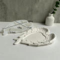 Mold DIY  Epoxy Resin Drop Mold Storage Dish Plaster Mold Angel Wing Mirror Tray Resin Silicone. 