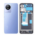 Premium Back Body Casing For Vivo Y02 Blue - Complete Back Housing with Camera Lens. 