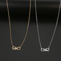Stainless Steel Necklaces Infinity Symbol Style Pendant Collar Chain Fashion Necklace For Women Men Jewelry Friends Best Gifts. 