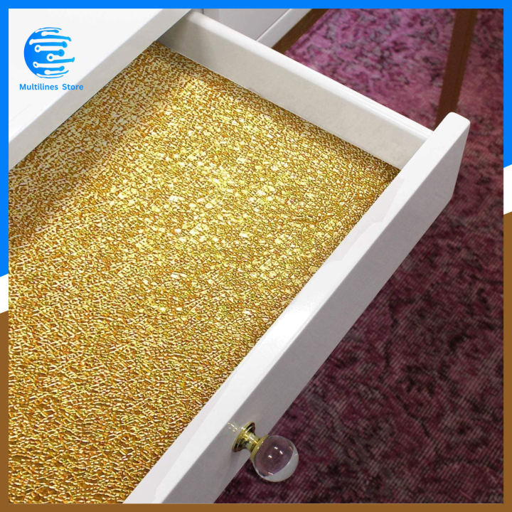 Gold%20Texture%20Contact%20Paper%20Peel%20and%20Stick%20Wallpaper%20Kitchen%20Self%20Adhesive%20Contact%20Paper%20Aluminum%20Foil%20Sheet%20Stickers%2060x200cm,%20Oil%20Proof%20Wallpaper,%20Waterproof%20Removable%20Wallpaper%20for%20Countertop%20Cabinet%20Drawer%20-%20Image%204