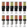 🔆KALADA 1PC T20 Double Contact LED Signal Light Reverse Tail Light Brake Light 7443 W21/5W 7440 W21W LED Bulb 1156 1157 Car Reversing Light Stop Light Backup Light Amber White 12V 24V Turn Signal Light. 