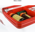 1 Unit Empty Emergency Medicine First-Aid Medicine Box with 2 drawer. 