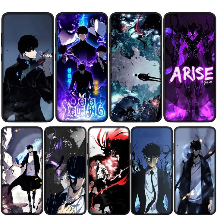 Anime Solo Leveling Soft Casing for VIVO Y11 Y12 Y15 Y17 Y20 Y21 Y33S Y31 Y52S Y51 Y53 Y70 Y74S Y76 Y75 T1 Phone Cover Case