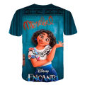 Disney Movie Beautiful Mirabel Princess Encanto Girls Print T-shirt Summer Costume Girl Party Wear Clothing Birthday Tees Baby. 