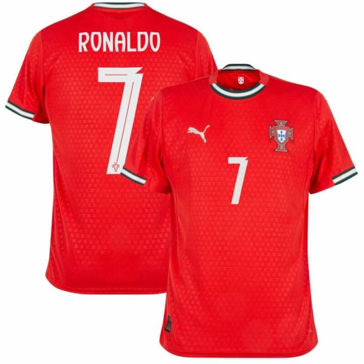 Portugal x Puma 2025 Home Kit Football Jersey Shirt Cristinao Ronaldo T shirt