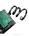 SATA 3 Premium Cable for SSD & HDD – Speed up to 6GB/s. 