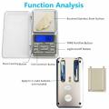 Mini LCD Digital Pocket Scale - portable Weight Gram Jewelry Electronic Scale - LCD Display Automatic Shutoff - Gold Test Kit Diamond Tester Precious Metal Testing - Weighing machine Handheld scale Imported Pocket Scales. 
