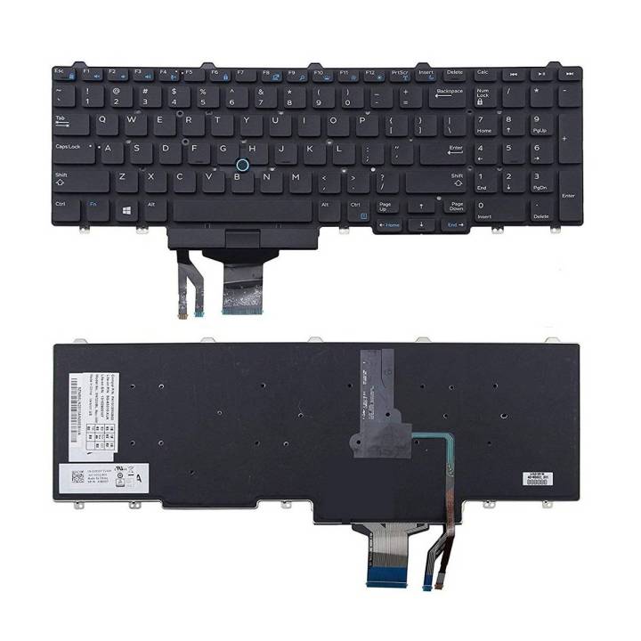 Laptop Notebook Keyboard For DE Precision 3520  P/N  PK1313M3A00 – Black