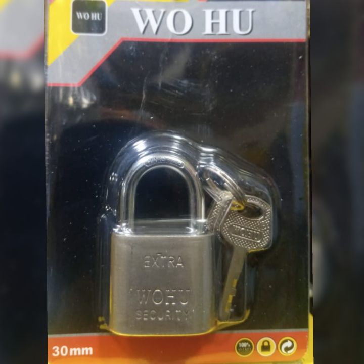 Wohu%20stainless%20steel%20standard%20shackle%20padlock%2030%20mm%20-%20Image%202