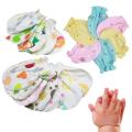 4 Pairs Unisex Newborn Baby Heart No Scratch Gloves Mittens. 