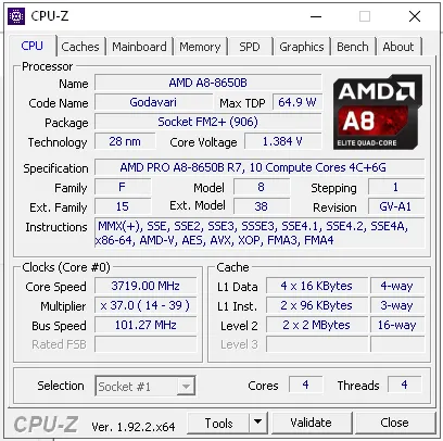 AMD%20PRO%20A8-8650B%20Processor%20with%202GB%20APU%20with%20R7%20Graphics%20-%20Image%202
