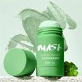 Green Tea Stick Green Mask Natural Nourish Skin Clay Mask Stick - 40g. 