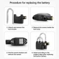 Smart Alarm Lock - Padlock With Keys - 110 Db Tala Lock - Motion Sensor Alarm - Security Alarm For Bike - Antitheft Cycle,Shop & Bike Lock - Water,Dust & Rust Proof - With 3 Keys - Bike Accesories. 