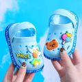 Summer Kids Sandals Hole Children's Shoes Slippers Soft Anti-Skid Cartoon DIY Design Hole Baby Shoes Sandy Beach For Boys Girls. 