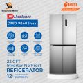 Dawlance Refrigerator | Model DMD-9060 Inox Inverter No Frost Refrigerator  Glass Door (Side By Side ) / 22 Cubic Feet Extra Large size/ with 20 Years Compressor  Warranty. 