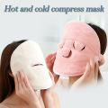 Cold Compress Hot Compress Facial Towel Beauty Salon Mask Soft Coral Fleece Thickened Face Towel Home Moisturizing Facial Towel. 