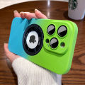 Gradient Magnetic Phone Cases For iPhone 11 12 13 14 15 Pro Max 14 15 Plus For Mag Safe Case With Lens Film Colorful Hollow Hard PC Back Cover. 