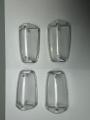 4 Indicator Cover Crystal ( Original Quality) White Indicator Cover For 70, Pridor, CB 150, Suzuki Bike. 