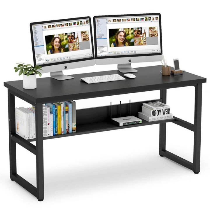 48 inches length Office Table Study Table Desktop Table With Book Shelf ...