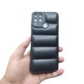 Realme C12 / C15 / C25 / C25s Narzo 30A Back Cover Soft Puffer Down Jacket Camera Protection Phone Case. 