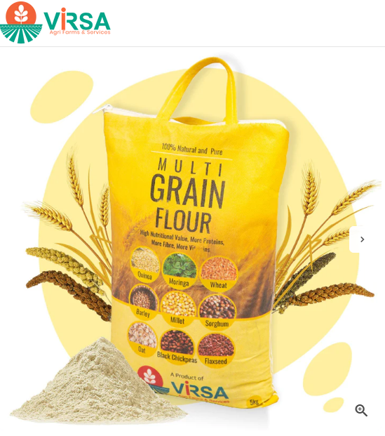 Multi Grain Flour with 9 Grains 5 kg by Dr Shahzad Basra