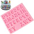 Letter Alphabet Baking Silicone Mold Fondant Chocolate Cake Decorating Tool. 