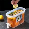 3500ml Refrigerator Cold Water Kettle Water Container box 3500ml Refrigerator Cold Water Kettle Water Container With Faucet For Fridge Household Lemonade Bottle Drinkware Cold Water Bottle Container. 