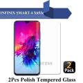 2Pcs Infinix Smart 4 Tempered Glass Screen Protector Polish Glass Premium Quality Glass Protector For Smart4 Infinix X653c. 