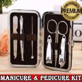 6pcs Manicure Pedicure Kit – Professional Nail Clipper Trimmer Set Cleaner Cuticle Beauty Grooming Kit - Stainless Steel Nail Cutter - Portable Travel Nail Care Hygiene Kit –Multifunctional Scissor - Ear Pick. 