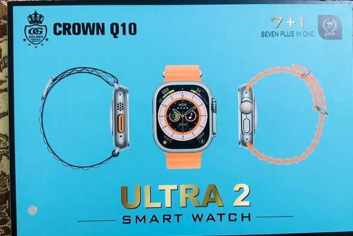 Q10 7 In 1 Smart Watch Ultra 2 | Daraz.pk
