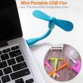 Fan Flexible Portable Mini Fan For Power Bank & Notebook & Computer Summer Gadgets. 