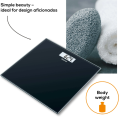Beurer - GS 10 Glass Bathroom Scale Black. 