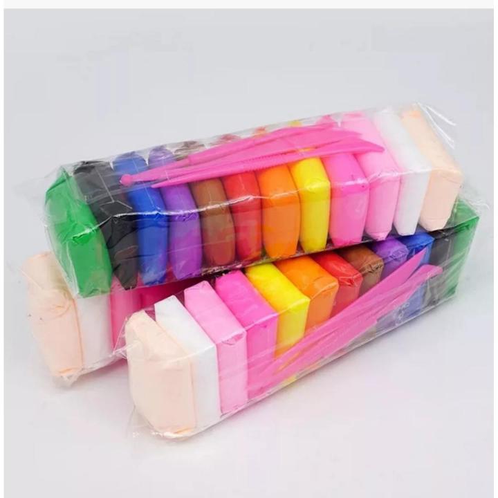 Fomic clay pack of 12 PCS \polymer clay with free 3 tools