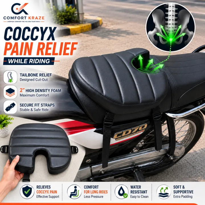Tailbone%20Bike%20Seat%20Cushion%20-%20Coccyx%20Relief%20%7C%20Orthopedic%20Motorcycle%20Seat%20Cushion%20%7C%20Ergonomic%20&%20Comfortable%20%7C%20High%20Density%202-Inch%20Foam%20%7C%20For%20Tailbone%20Pain,%20Piles%20%7C%20Universal%20Easy%20Installation%20For%20All%20Bikes%2070cc%20100cc%20125cc%20150cc%20200cc%20-%20Image%202