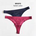High Quality Ladies Seamless Plus Size G String Panty M-3XL Low Waist Ice Silk T Panties for Women Comfortable Underwear. 
