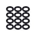Black 9mm x 2.0mm Rubber Seals Oil Seal O Rings 24 PCS. 