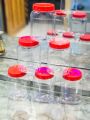 Jars-Honey Jars -Plastic Jars- Jars for Honey -Spice Jars-Masala Jars -Multipurpose  use 500 gram (Storage capacity). 