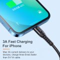 Mcdodo USB to Lightning Cable for iPhone 13 12 11 Pro Max XS XR 8 7 iPad 3A Charge Data Transmission Cord iOS Phone Charger Wire. 