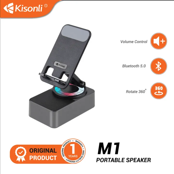 KISONLI%20Bluetooth%20Speaker%20M-1%20Phone%20Holder%20360%C2%B0%20Foldable%20Mobile%20RGB%20lights%20%7C%20mobile%20stand%20speaker%203in1%20KISONLI%20Speaker%20Bluetooth%20M-1%20Phone%20Holder%20360%C2%B0%20Foldable%20Mobile%20RGB%20Mini,%20PORTABLE,%20Wireless%20Mobile%20Phone,%20Portable%20Audio%20Player,%20COMPUTER,%20Outdoor%20-%20Image%206
