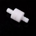 8mm 1/4" White Plastic One Way Inline Check Valve For Fuel Diesel Gas Liquid Air Cuilei. 