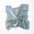 Flower Oil Painting 2023 New Spring Winter Silk Scarf Men Luxury Brand Designer Fashion Scarves Plaid for Women Scarf minghao. 