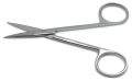 High Quality Professional Stainless Steel Rust Free Iris Scissor Dissecting Scissors Fine Point Dental Veterinary First Aid Orthodontics Instruments- Perfect for Doctors, Nurses, Students, Education & Training and More (Silver). 