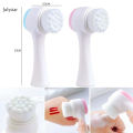 JULYSTAR 1 Piece  Eco Friendly Biodegradable Korean Facial Cleansing Brush With Silicone Massage Brushes For Deep Cleaning For Women. 