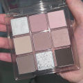 9 Color Dark Punk Smoky Eyeshadow Palette Grey Pink Pearl Matte Eye Shadow Brightening Lying Silkworm Shimmer Earth Color Makeup. 